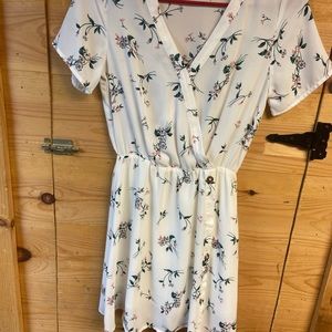 Floral sienna sky dress